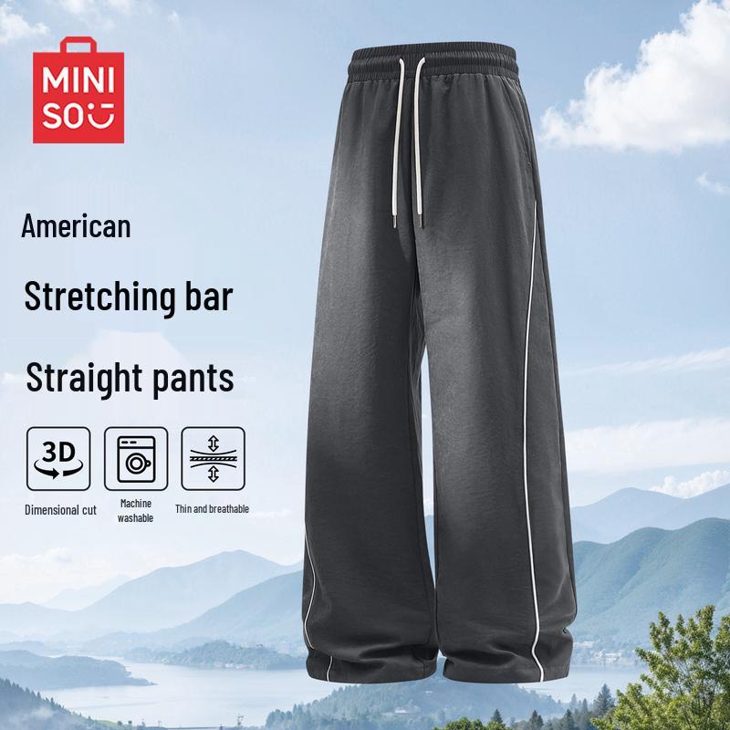 MINISO Men s Loose Fit Straight Casual Pants 3XL