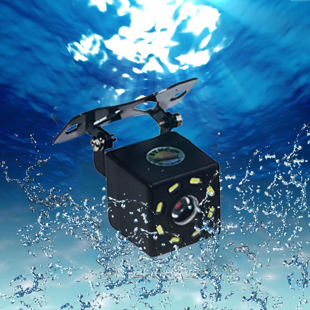 Car Rear View Camera 8 LED Night Vision Reversing Auto Parking Monitor CCD Waterproof HD Video