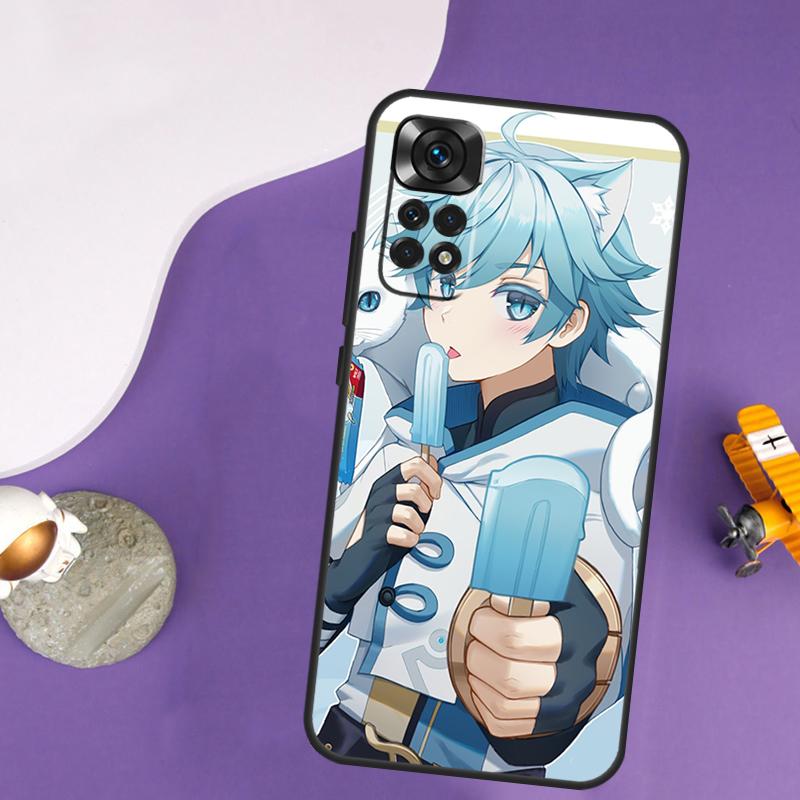 Genshin Impact Chongyun Case For Xiaomi Redmi Note 13 14 Pro 12 9 10 11 Pro 10S 11S 12S Redmi 14C 13C 10C 12C Cover
