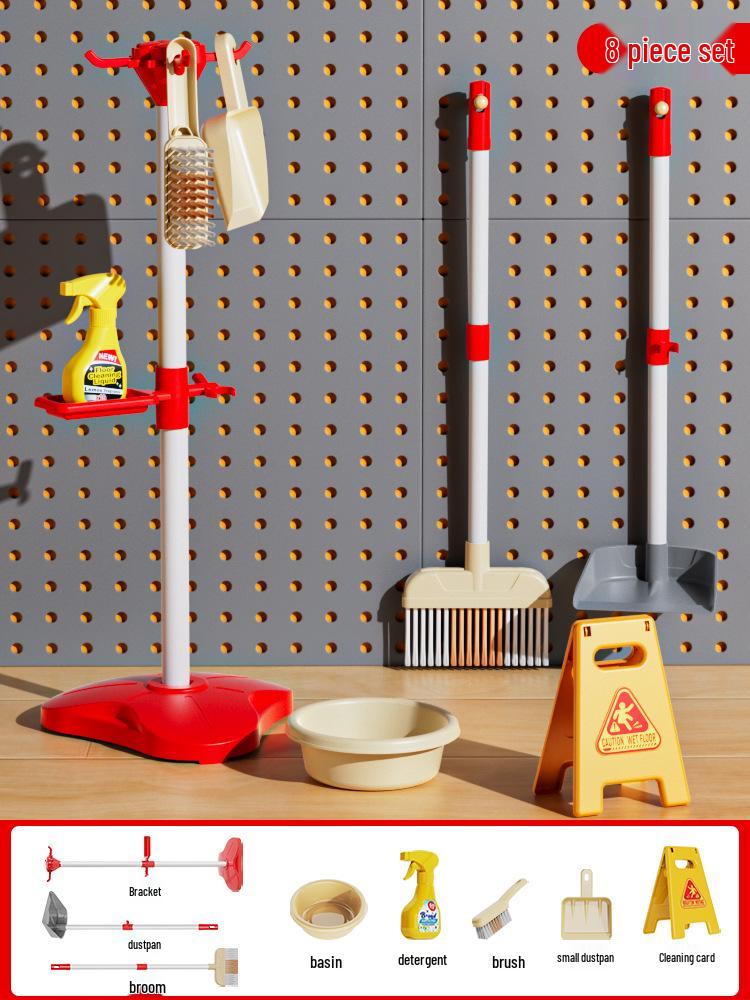 Children's Cleaning Trolley Play Set for Ages 3-6