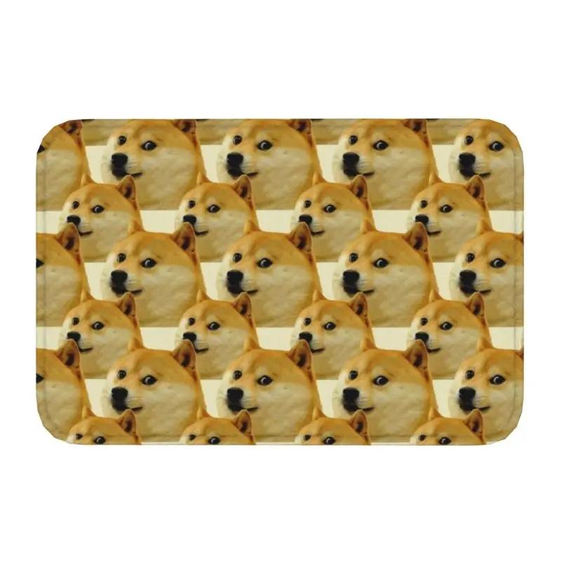 Cute Dog Doormat Cheems Pattern Carpet Room Decoration Bathroom Living Room Anti Slip Rug Home Decoration