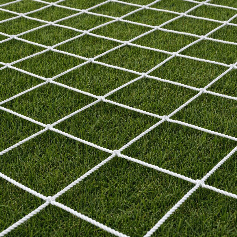 Square Mesh Replacement Soccer Net Braided Rope Soccer Post Net Football Goal Net Sports Field