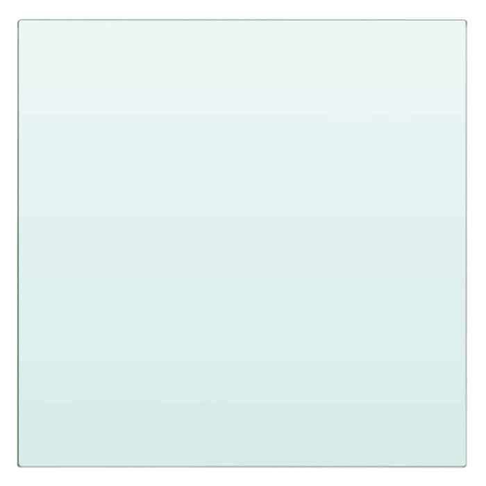 VidaXL Panneaux d'étagère 2 pcs Verre Transparent 30 x 30 cm