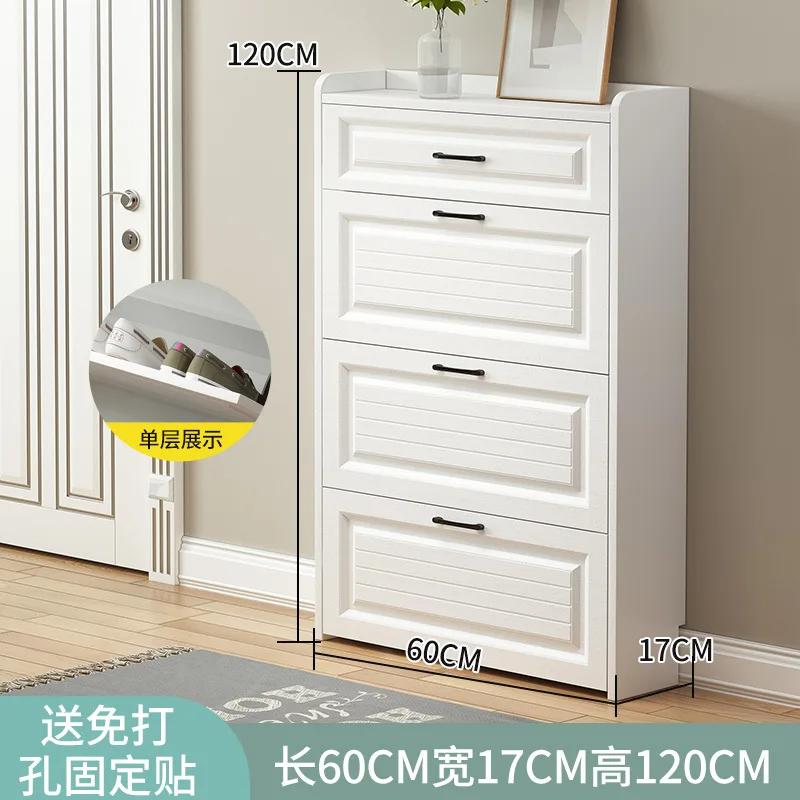 

Ультратонкая, вместительная, легкая, роскошная полка для обуви, простая, современная, для небольшой квартиры, веранда, шкаф, деревянная обувница, мебель