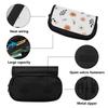 Pencil Bag Multi Compartment 300D Polyester Metal Zipper with Two Compartments for Pens Ruler Earphones Students for Boys Girls