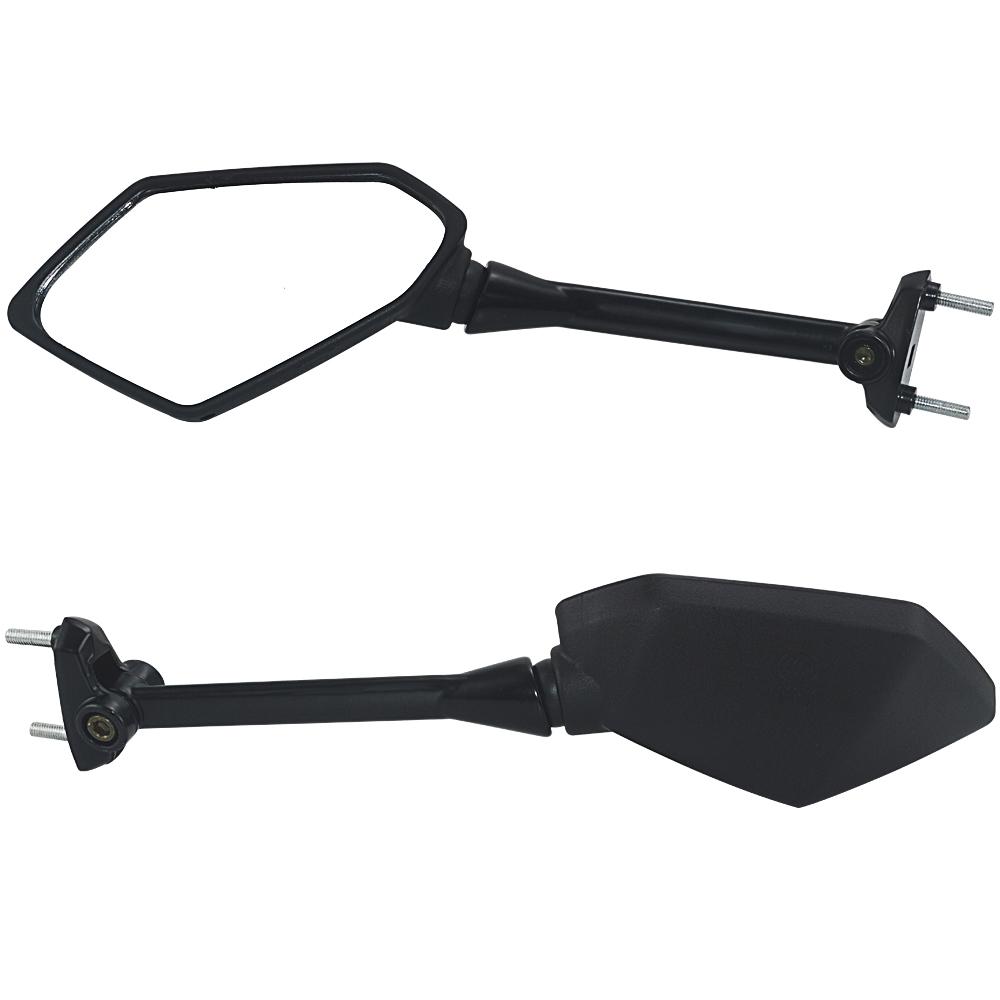 2 Pezzi/Coppia Specchietti Retrovisori Laterali Regolabili per Moto 8mm Per Kawasaki Ninja650R NINJA400R ER-6F Z1000SX