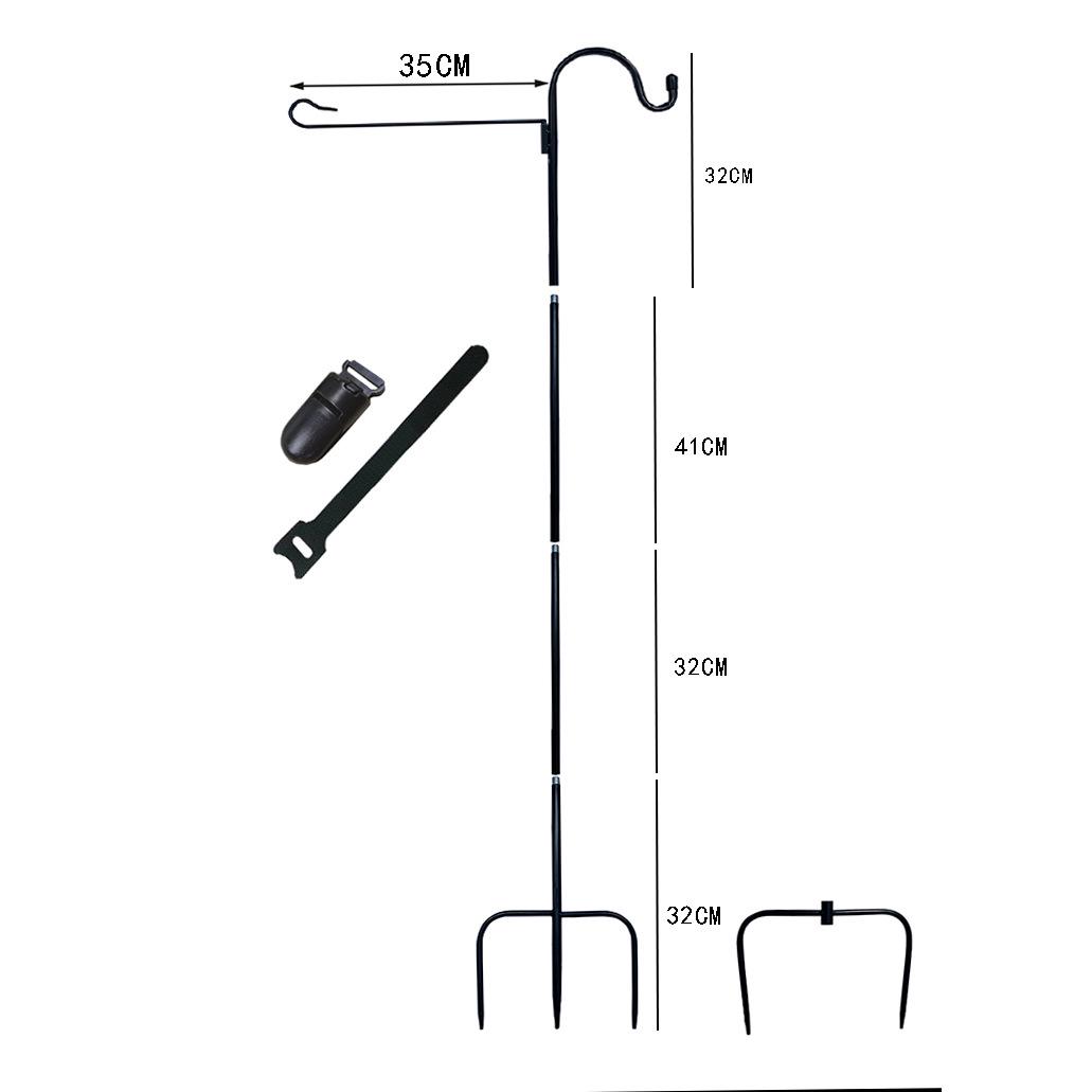 

Стійкий до іржі залізний гачок для пастухів для зовнішнього використання зі знімним кілком для землі