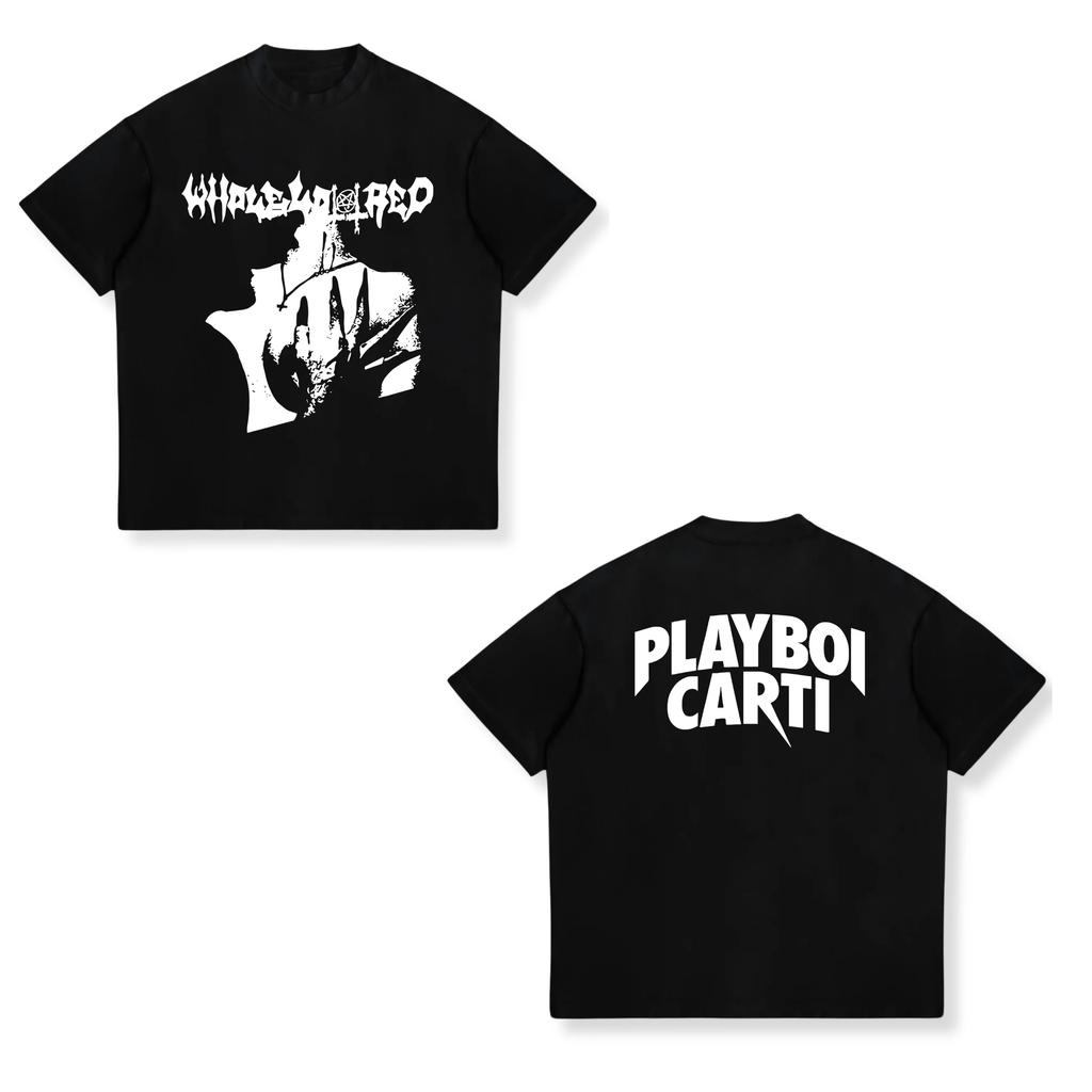 Hip Hop Playboi Carti Tshirt Unisex Women Graphic Print Tshirts Unisex Summer Cotton Oversized Short Sleeve Tee Shirt Streetwear