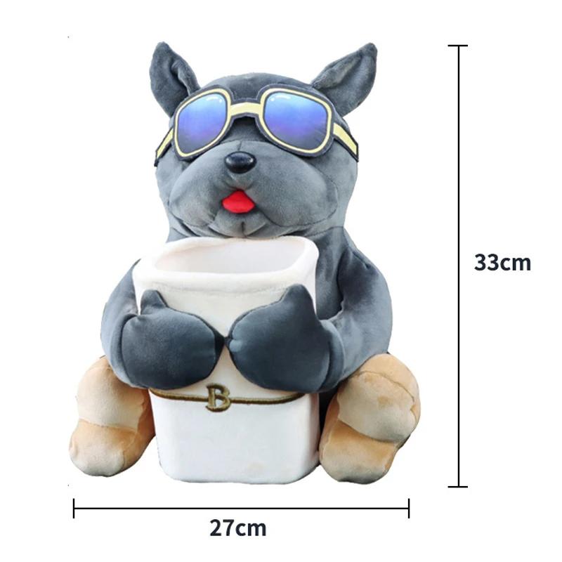 Cute Car Tissue Box Creative Cartoon Car Armrest Box Garbage Can Tissue Bag Multi-functional Auto Interior Storage Decoration