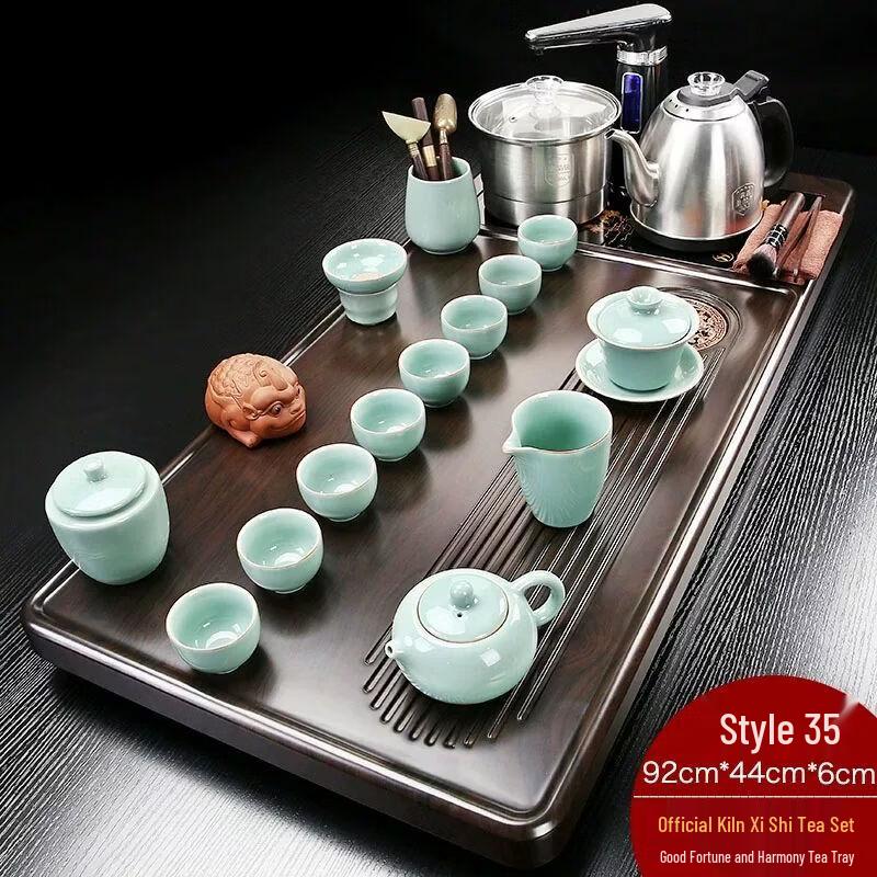 

Jiakangming Automatic Solid Wood Kung Fu Tea Tray