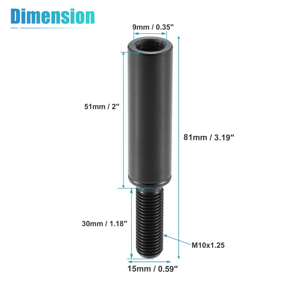 uxcell Shift Knob Extension Shift Knob Extension Gear Shift Adapter for Car Extender Lever