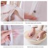1-20PCS Clothes Dust Cover Transparent Thickened Washable Dust Bag Household Dust Cover Coat Suit Cover Hanging Clothes Bag
