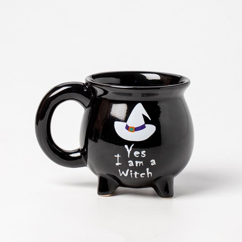 Ceramic Witch Coffee Mug Ghost Festival Witch Mug Ceramic Halloween Mug Witches brew mug 301-400ml