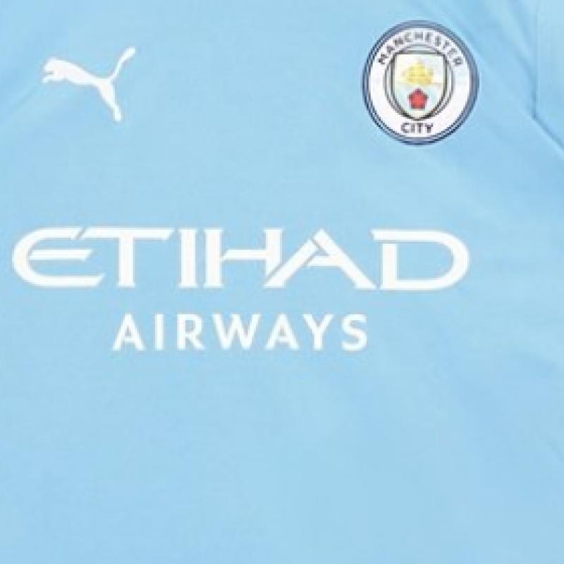 Puma Short Sleeve Jersey Manchester City 2024 25 Home Jersey Man City