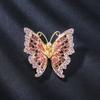 Weiman Purple Red Rhinestone Butterfly Brooches Luxury Women Alloy Fashion Brooch Pin Design Jewelry Customize Designer Brooches