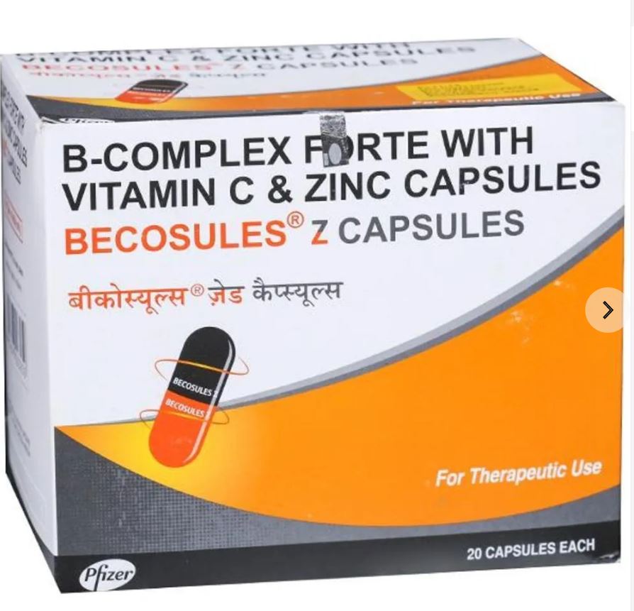 

Becosules Z Capsule 20 капсул