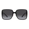 Coach Solid Logo Letter Alloy Irregular Shape Sunglasses Women sunglasses Black 0HC8368D50028G61