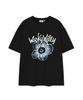 WACKY WILLY Big Lily Short Sleeve T-Shirt Black