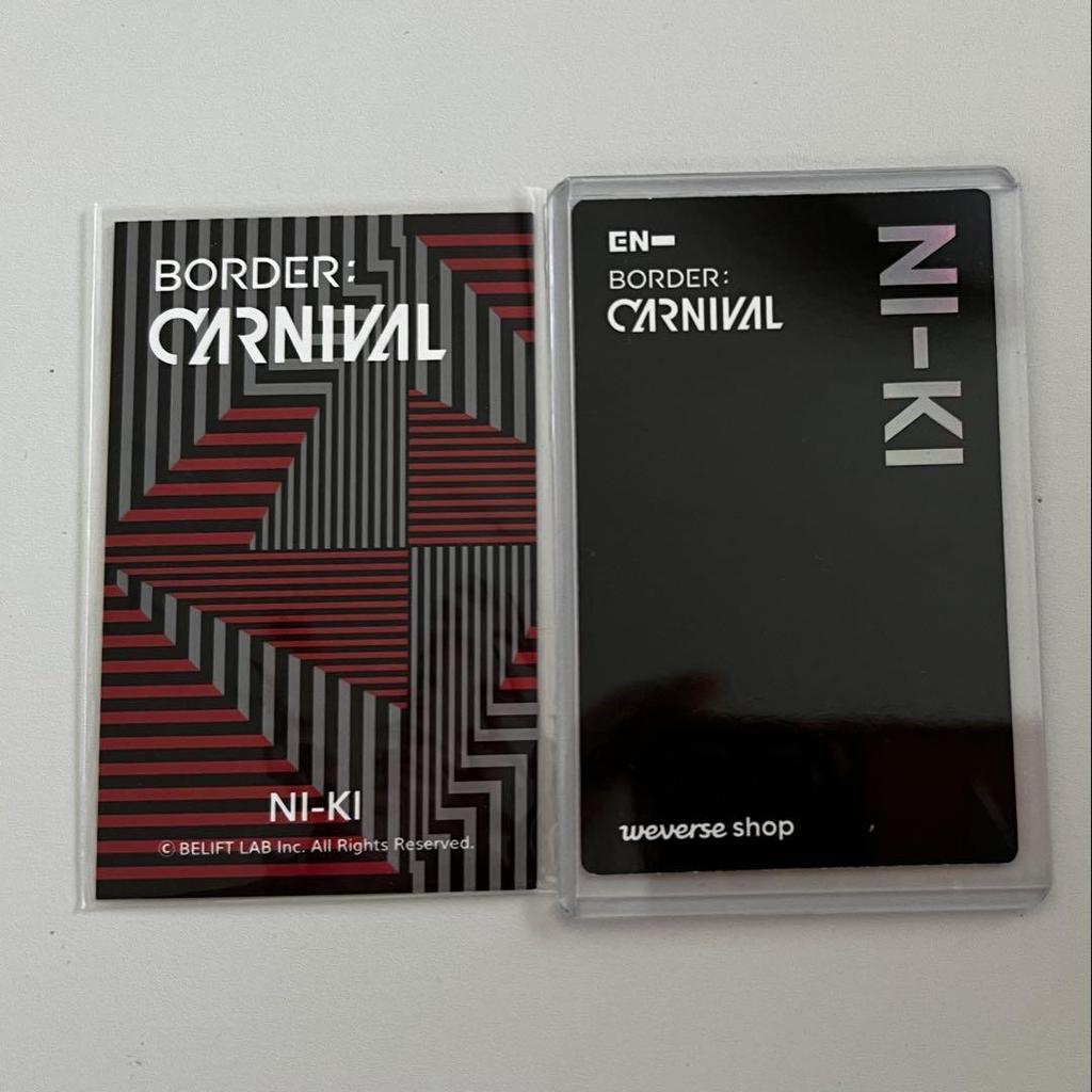 [USED] ENHYPEN CARNIVAL FEVER Niki NIKI bonus trading cassette set