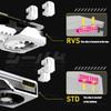 Flexible 8PIN Visuals Card Connector Space Saving Design For Dense Case Aluminum Mixture Material