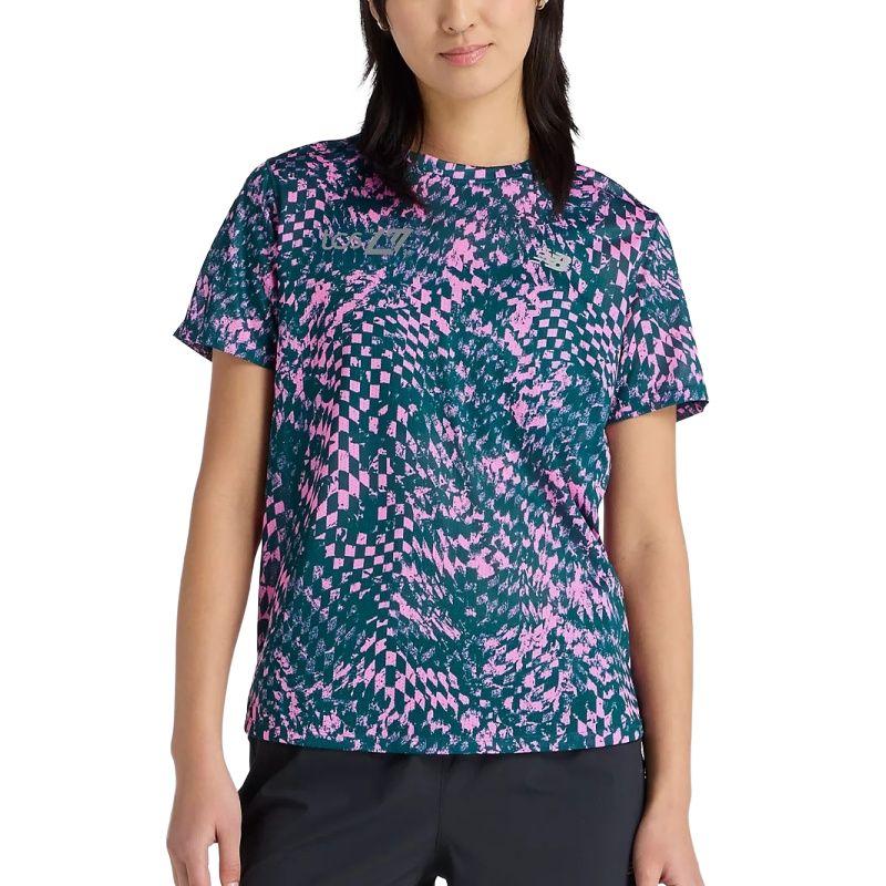 New Balance London Edition Running T Shirt Women s WT61K9RI-AAB L