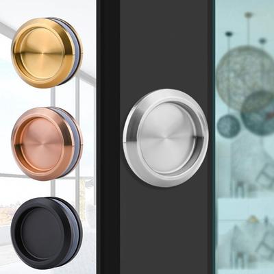 Invisible Door Handle Stainless Steel Embedded Cupboard Handles Sliding Glass Door Handle Multifunctional Home Hardware