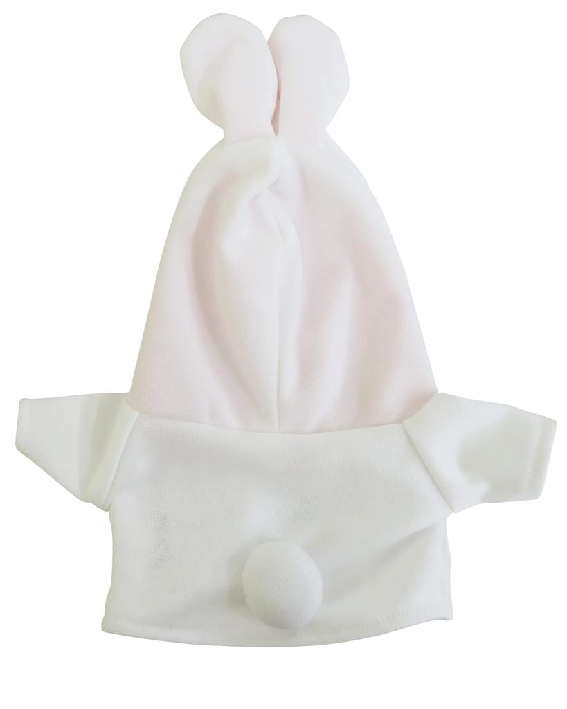 Pickles the Frog Plush Costume, Hoodie with Bunny Ears, for Bean Dolls, PZ43488-31