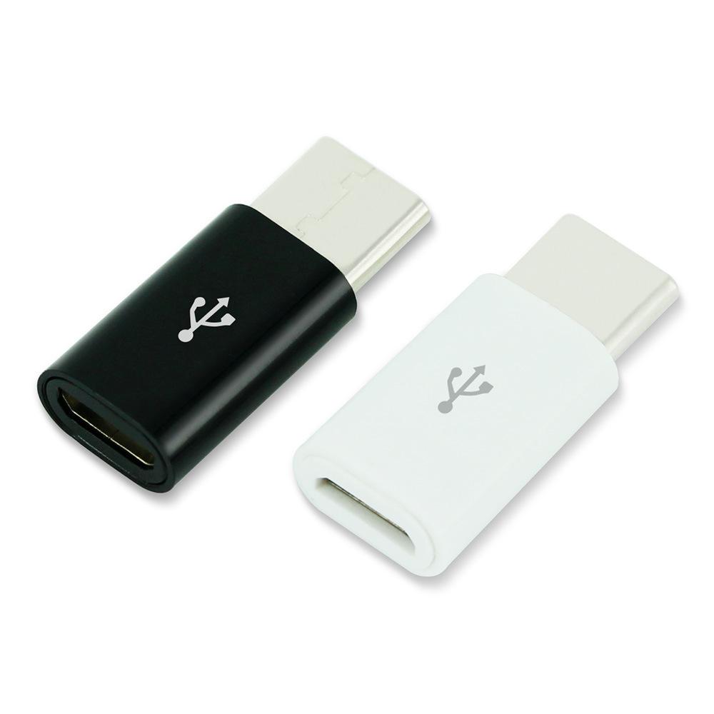 1PCS/5PCS Micro USB Female To Type C Male Adapter Mobile Phone Android Converter Micro-B To USB-C Data Cable Connector