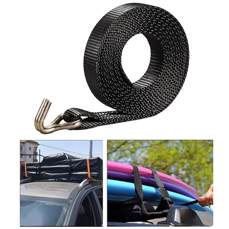 Double Hook Truck Cargo Straps Portable Sturdy Bungees Tie Downs Convenient for Safe Transport and Storage Solution