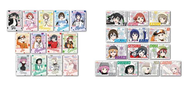 Ensky Love Nijigasaki High School Idol Club Mini Bromide Collection 1 Box 89 x 61mm Paper Live! Approx.