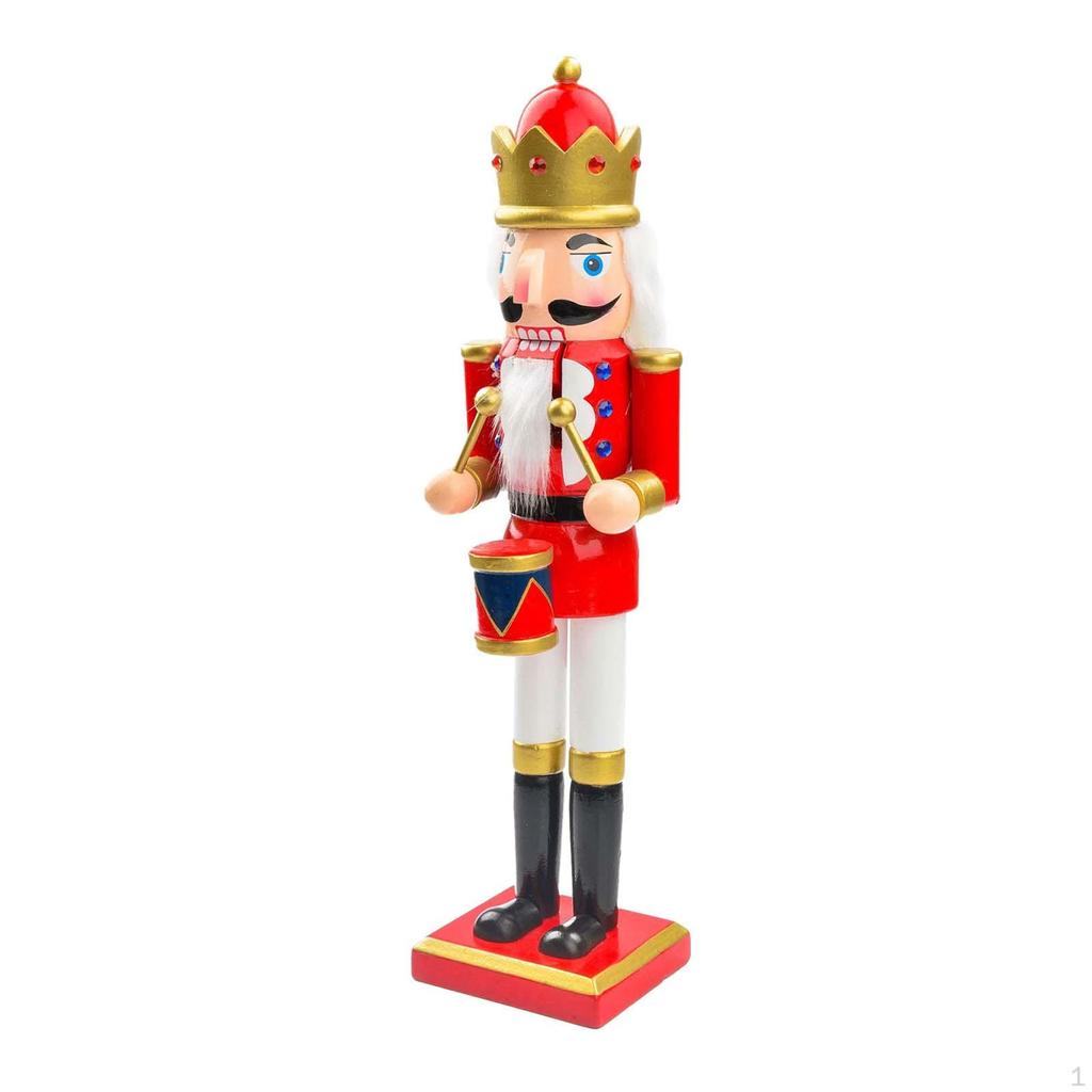 Nutcracker Ornaments Christmas Decoration Figurines ,Traditional ,Wooden for