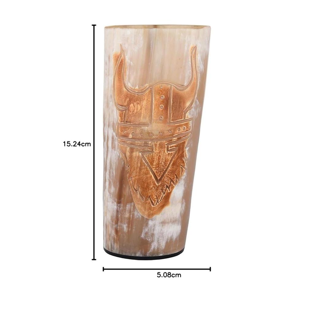 Horn Viking Drinking Mug Cups- for Ale Beer Wine Soft Drink Tankard Mead Medieval Tumbler