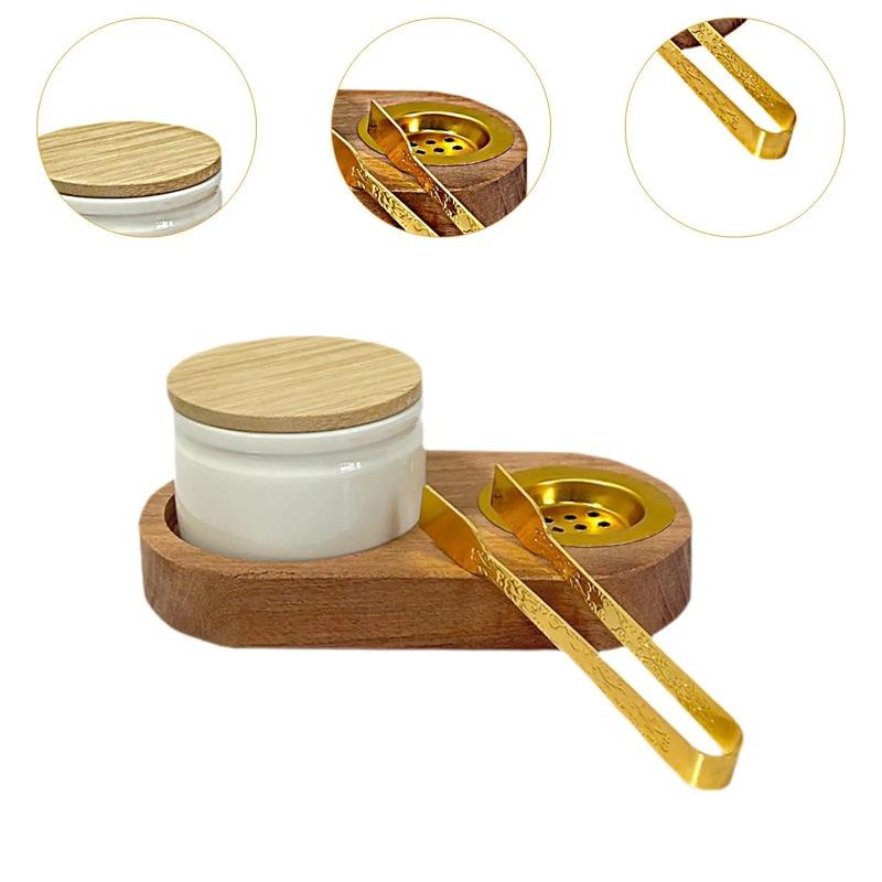Incense Burner Set Festival Desktop Gifting Decor for Bedroom SPA Meditation
