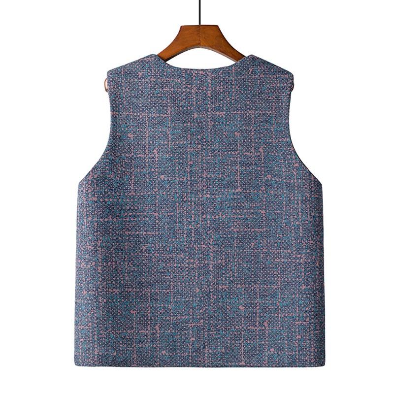 Spring Collar Vest Women's Season Vest Year Old 0 Old Lady Outer Vest