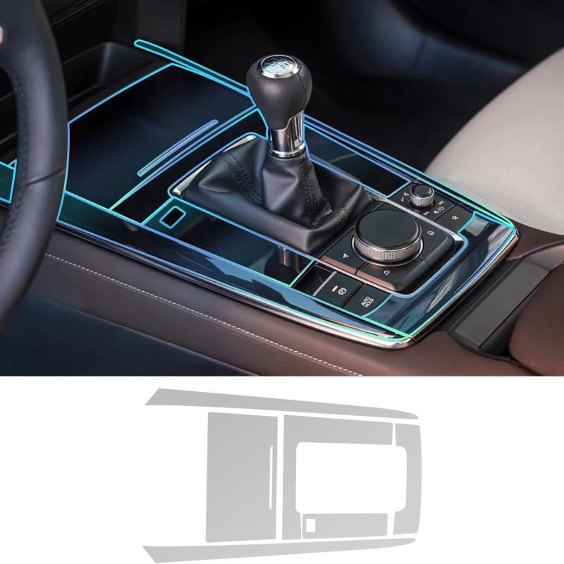 For -2024 Mazda CX30  Precut 8.5Mil Accessories Interior Thin Film Transparent TPU Protective Film Anti-Scratch Sticker
