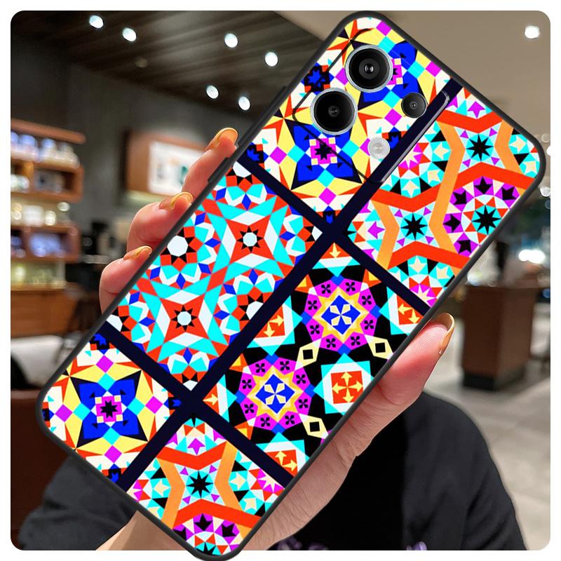 Moroccan Mosai Tile Pattern Case For Xiaomi Redmi Note 14 10 13 12 11 15 Pro Plus Cover For Redmi 15 15C 12C 13C 14C 10C