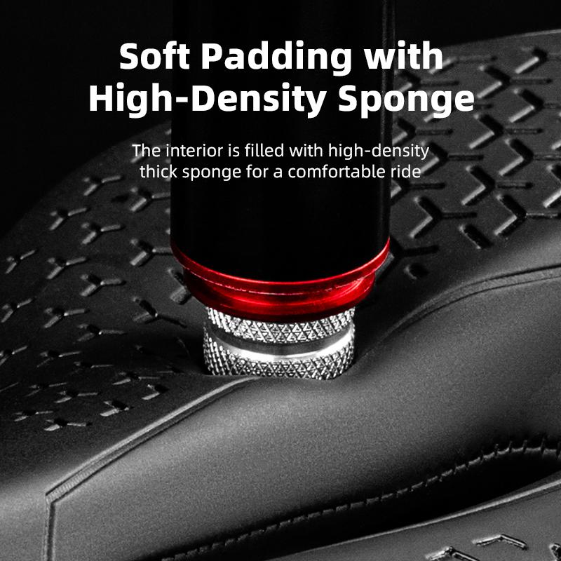 Bicycle Saddle Lightweight Non-Slip PU MTB Road Bike Saddle Shockproof Breathable Hollow Cycling Seat Cushion