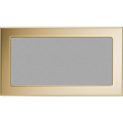 Tampa de ventilação 17x30 banhada a ouro