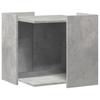 Vidaxl Litter Box Cabinet, Concrete Grey, 53X53X51 Cm