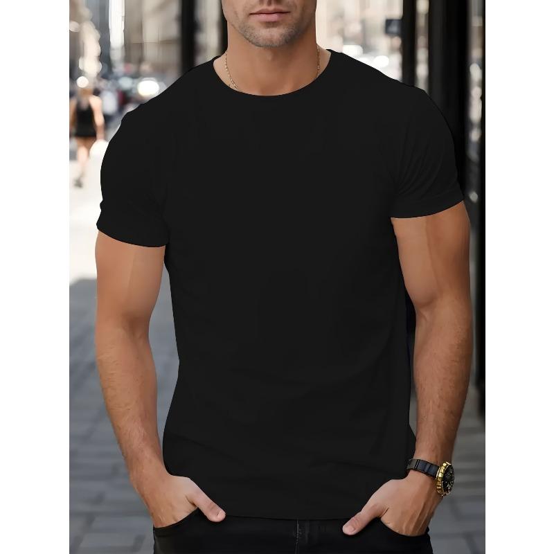 European Size Men's Bright Yellow Cat Back Print T-Shirt - Playful Geometric Design, Breathable Short Sleeve Crew Neck Summer Top for Beach Vacation =