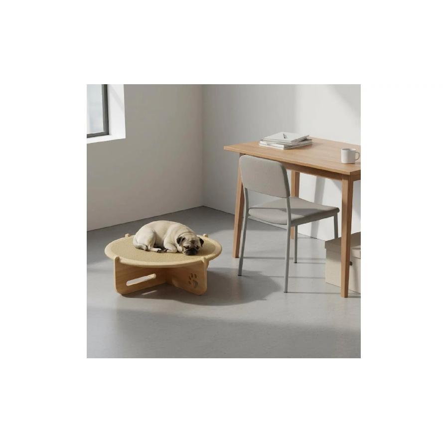 Feline Scratcher Bed Breathable Feline Hammock Bed Small Dog Sleeping Mat Scratch Resistant Wooden Frame for Summer