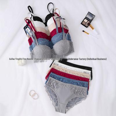 Women's Lingerie Push-Up Comfort Bra & Panty Set