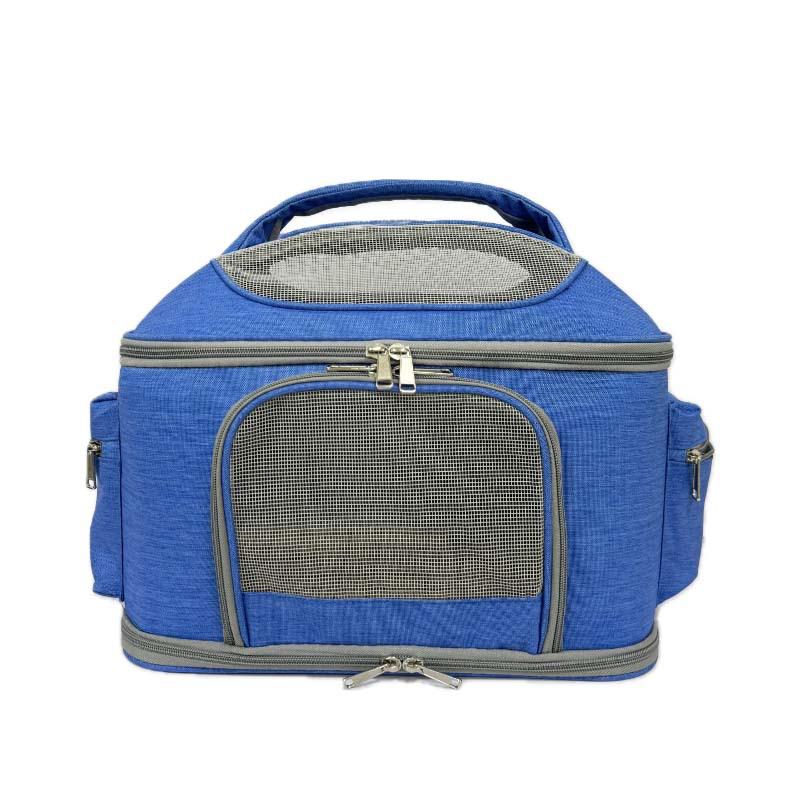 

Складная сумка-переноска Ханбанг для кошек и собак синий