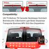 AHD 1080P 170° Fisheye Lens LED Van Brake Light Rear View Reverse Backup Camera Accessory For VW Transporter T5 T6 2010‑2019