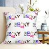 Becky Hill Classic Sticker Square Pillowcase Cushion Cover Pillow Case Throw Pillow Cover for Home Bedroom Car