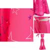 Nuovo Set Costume Cosplay Barbie Per Bambine Stile Principessa Carino Stampato E Multicolore