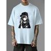 Moda Uomo T-shirt da Uomo Stampata 3D Girocollo Manica Corta Trendy Streetwear