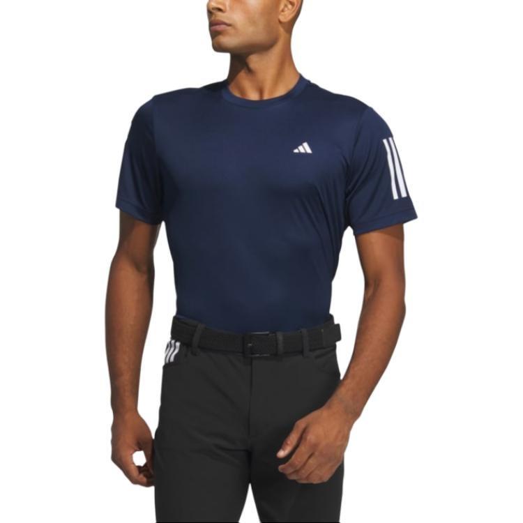 adidas Striped Fashion Quick-Dry Versatile Short Sleeve T-Shirt IN6633