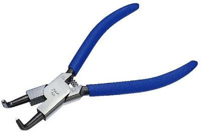 King TTC Hartspitzen Sprengringzange, Gebogene Backen für Löcher, SIB-230P