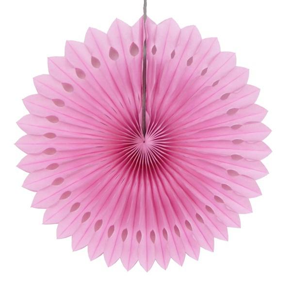 5pcs 25cm Tissue Paper Cut-out Paper Fans Pinwheels Hanging Flower Paper Crafts for Showers